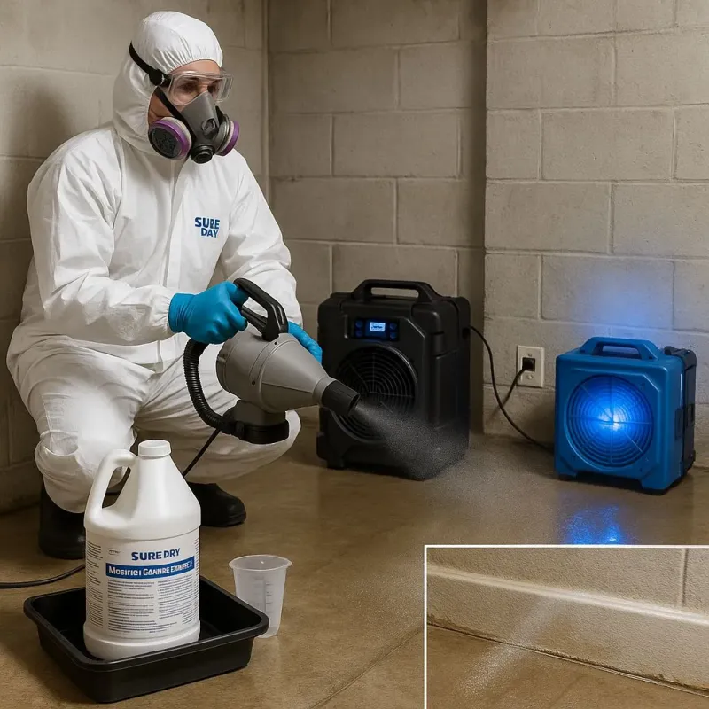 Sanitization and Odor Removal process in Auburn, GA
